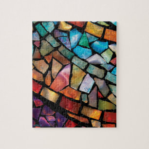 Puzzle "amusement de mosaïque en verre souillé d