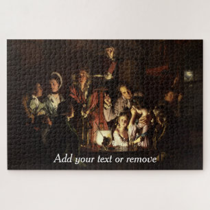 Puzzle "An Experiment on a Bird in an Air Pump", 1768,