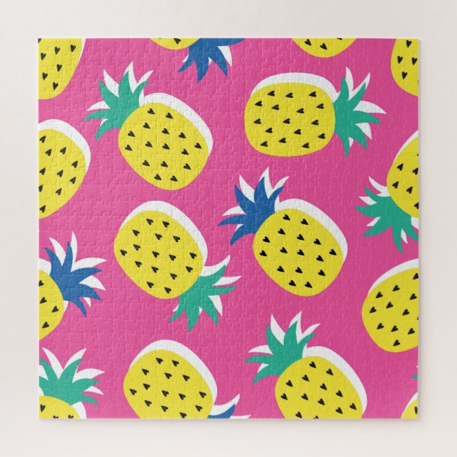 Puzzle Ananas Couleurs folles : Pop-Art chilien. (Vertical)