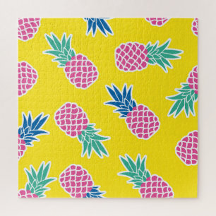 Puzzle Ananas Frenzy : Caricature Vintage.