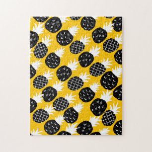 Puzzle Ananas noir