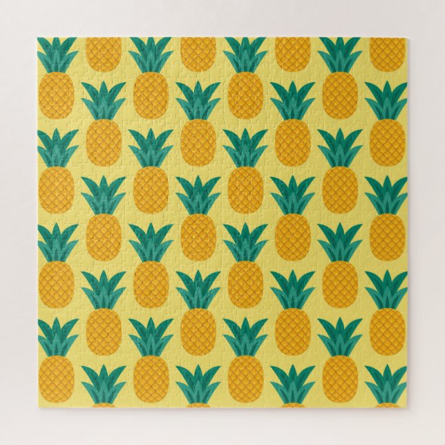 Puzzle Ananas Vintage : Fruit Motif délice. (Vertical)
