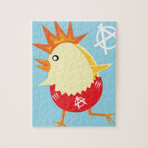 Puzzle anarchie punk rock easter chick