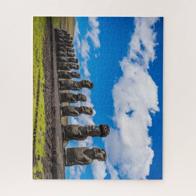 Puzzle Ancien Moai île de Pâques Rapa Nui (Vertical)