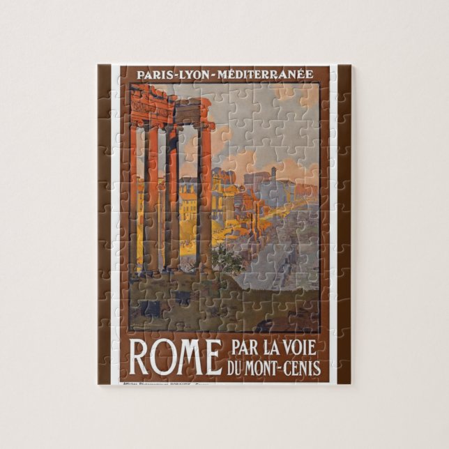 Puzzle Ancien Rome Voyage Publicité Peinture (Vertical)