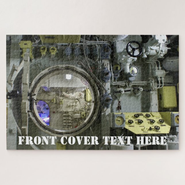 Puzzle ancien sous-marin rétro (Horizontal)