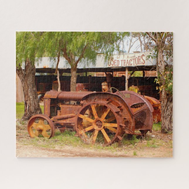 Puzzle Ancien tracteur rouillé (Horizontal)