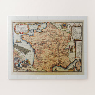 Puzzle Ancienne carte de France