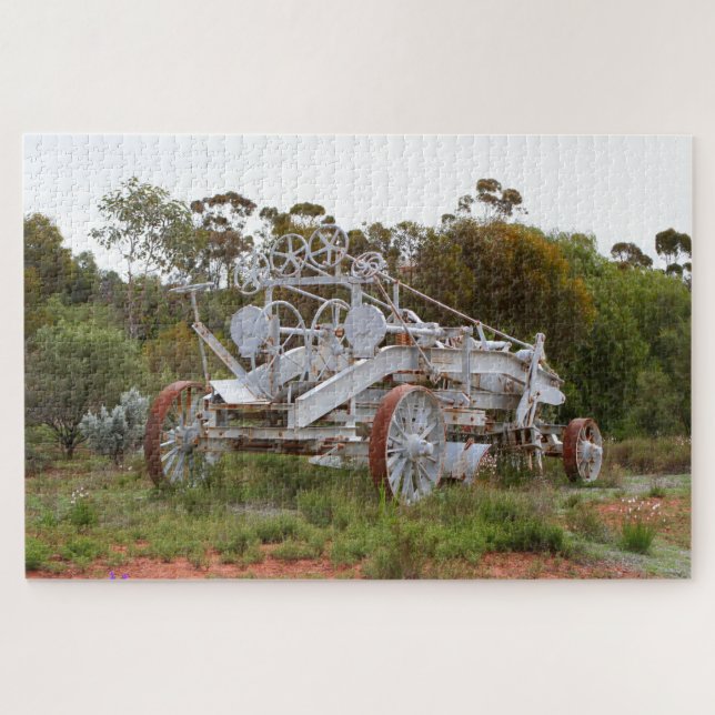 Puzzle Ancienne machinerie agricole, Outback Australie (Horizontal)