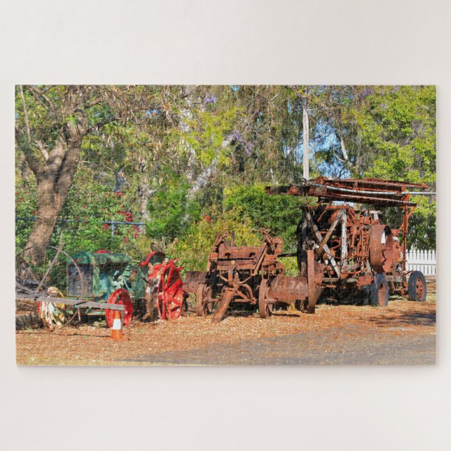 Puzzle Ancienne machinerie agricole vintage, Outback en A (Horizontal)