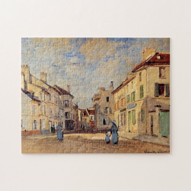 Puzzle Ancienne rue de la Chaussée Monet Art (Horizontal)