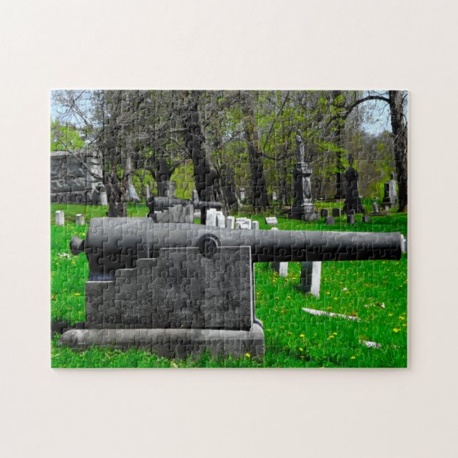Puzzle Anciens canons de la guerre civile. (Horizontal)