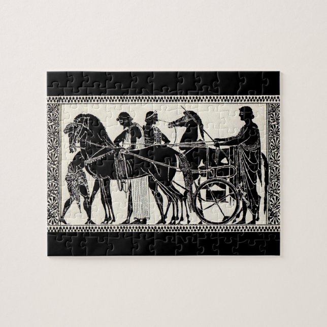 Puzzle anciens hommes et chevaux romains (Horizontal)
