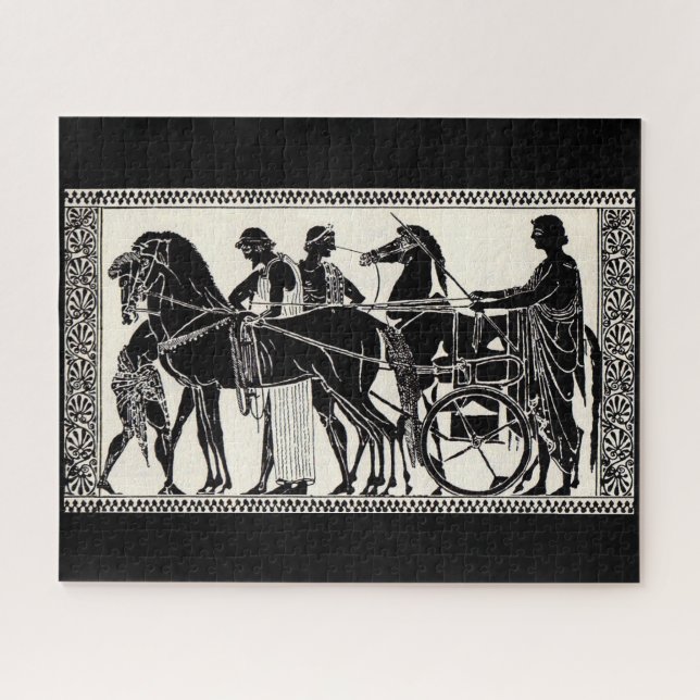 Puzzle anciens hommes et chevaux romains (Horizontal)