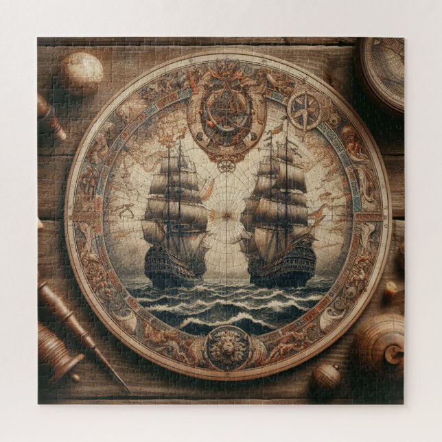 Puzzle Anciens navires à voiles hollandais (Pays-Bas) (Vertical)