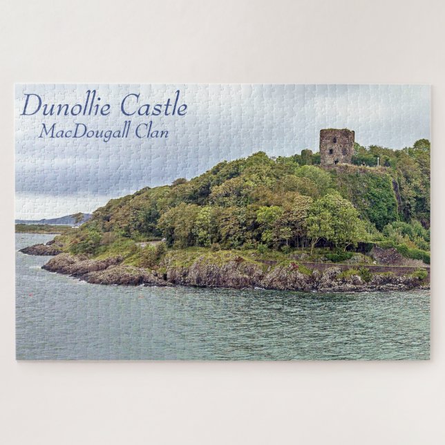 Puzzle Ancient Gaelic Dunollie Castle Home Of MacDougalls (Horizontal)