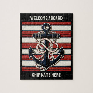 Puzzle Ancre automatique du texte personnalisé