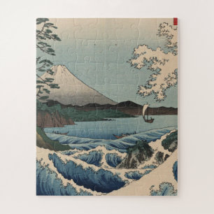 Puzzle Ando Hiroshige - Mer à Satta dans la province de 