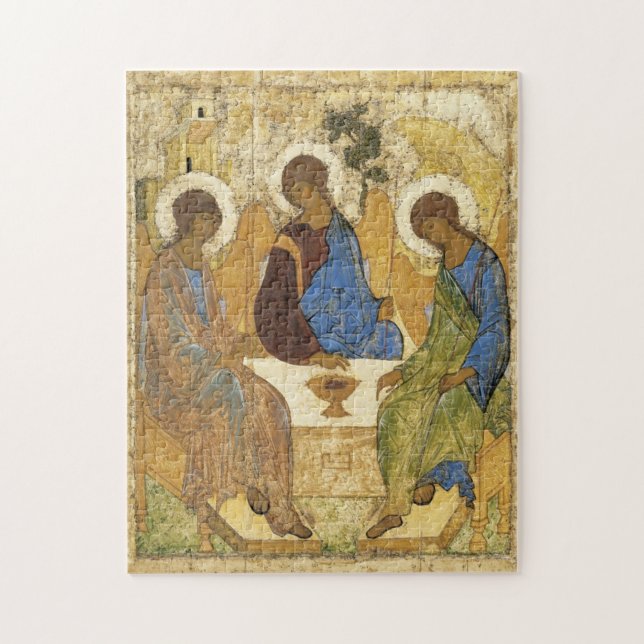 Puzzle Andrei Rublev Iconique Trinity Angels Abraham Bibl (Vertical)