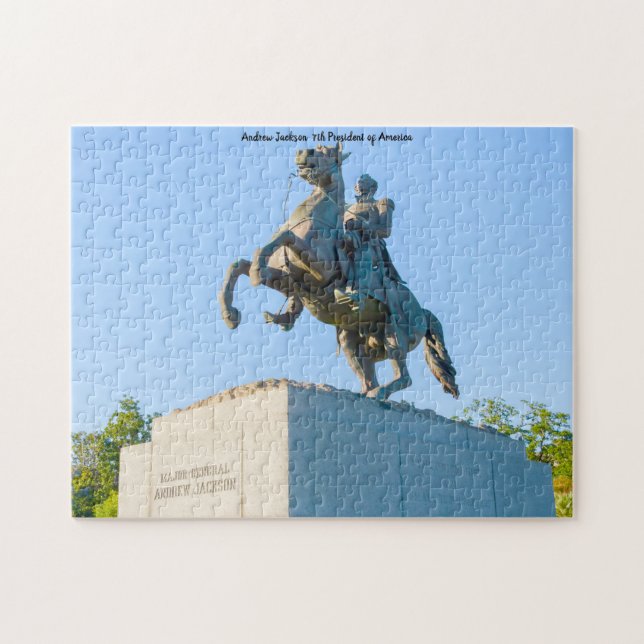 Puzzle Andrew Jackson 7e président de l'Amérique. (Horizontal)