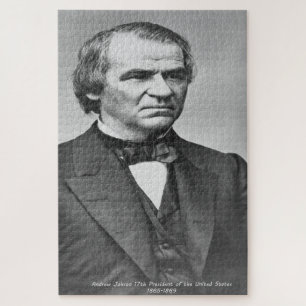 Puzzle Andrew Johnson 17e président des États-Unis.