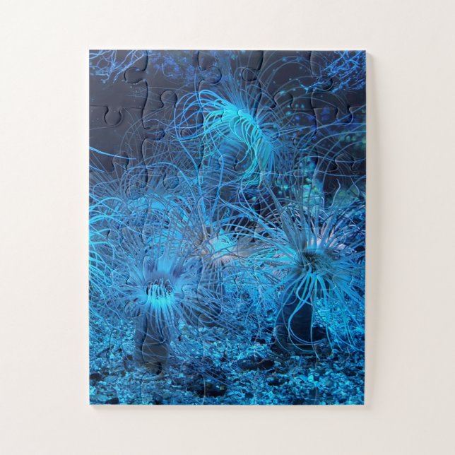 Puzzle Anémone de mer et récif corallien (Vertical)