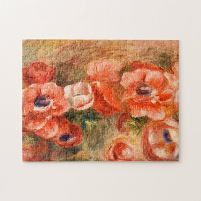 Puzzle Anémones de Renoir Impressionist Painting (Horizontal)