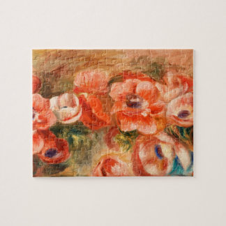 Puzzle Anémones de Renoir Impressionniste Peinture