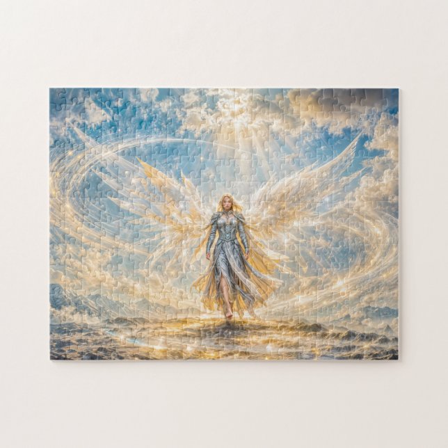 Puzzle Ange de fantasy dynamique dans une lumière atmosph (Horizontal)