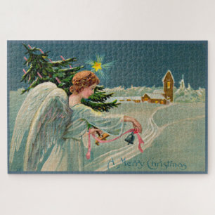 Puzzle Ange de Noël 1908 Un joyeux Noël