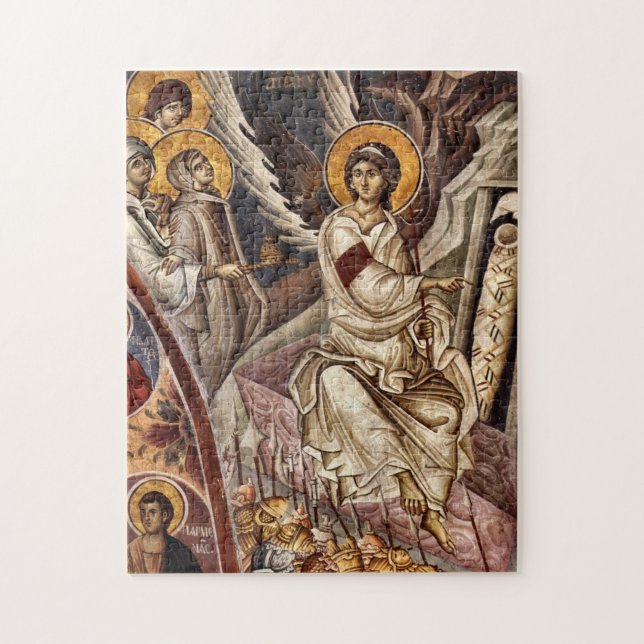 Puzzle Angel à la Tombe Orthodoxe Icône chrétienne orthod (Vertical)
