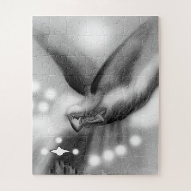 Puzzle Angel à l'art de nuit (Vertical)