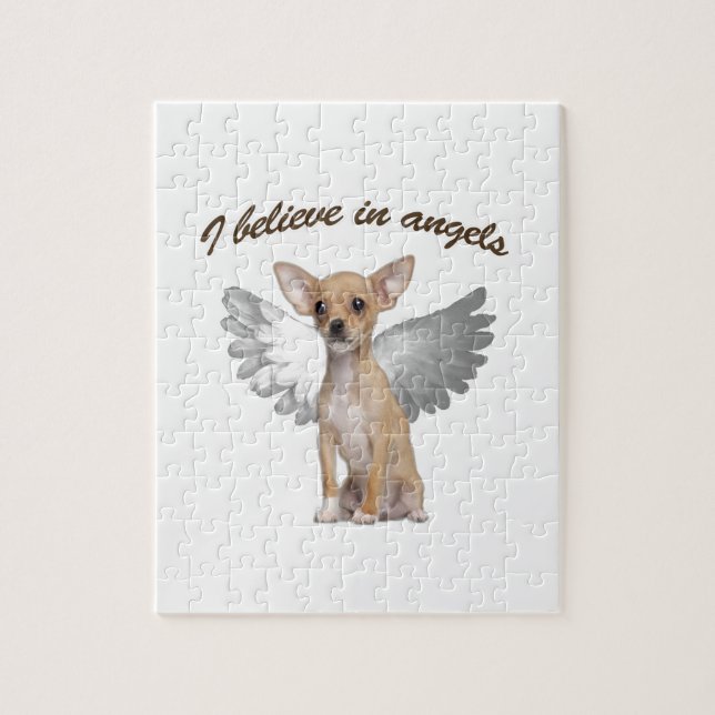 Puzzle Angel Chihuahua (Vertical)