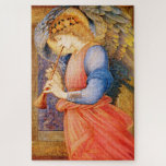 Puzzle "Angel jouant d'un drapeau" par Edward Burne-Jones<br><div class="desc">"Angel jouant un flageolet" d'Edward Burne-Jones Art d'époque romantique avec sujet religieux</div>