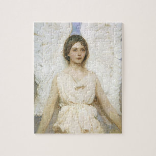 Puzzle Angel par Abbott Thayer, Art Victorien Vintage