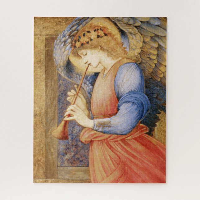 Puzzle Angel Playing a Flageolet (par Edward Burne-Jones) (Vertical)