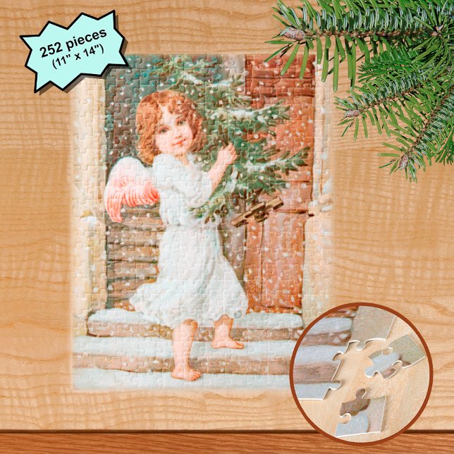 Puzzle Angel Winsome avec arbre de Noël (Créateur téléchargé)