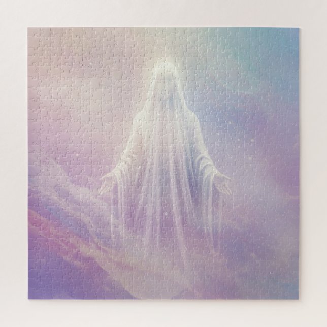 Puzzle Angélique Nuageux Blanc Amical Spirit in Sky (Vertical)