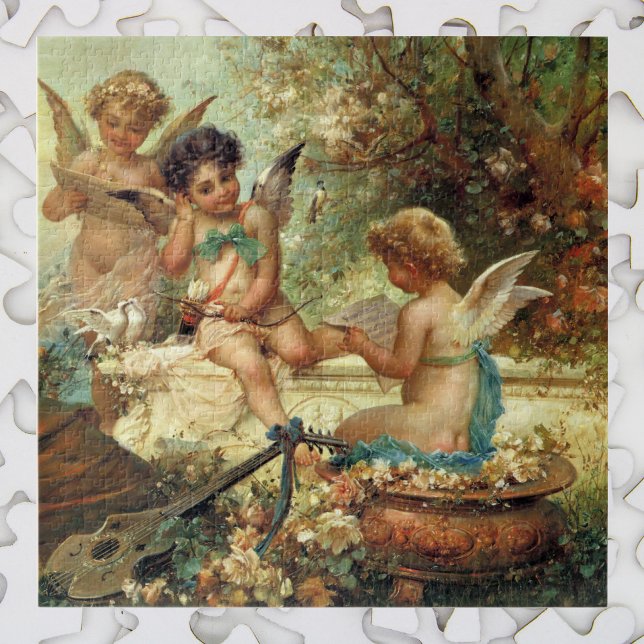 Puzzle Angels de musicien par Hans Zatzka, Art Victorien (Créateur téléchargé)