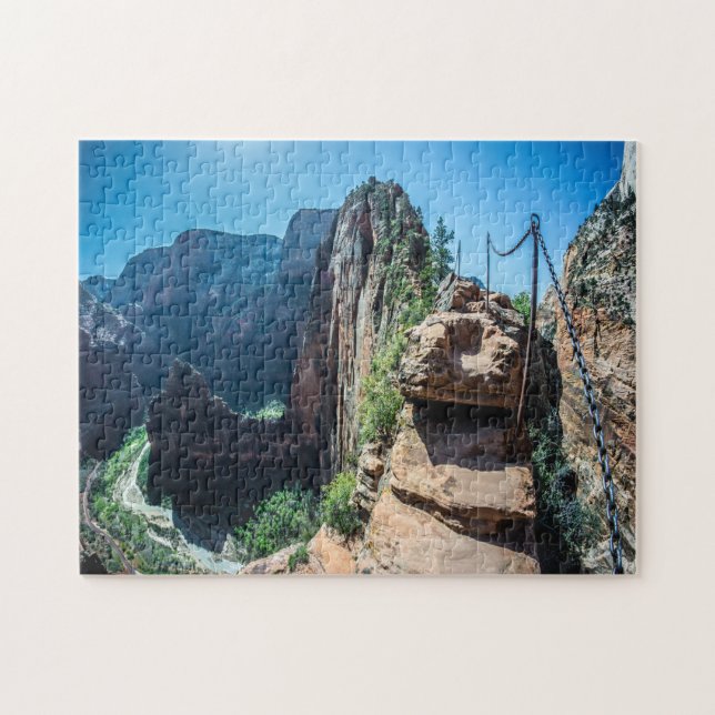Puzzle Angels Landing Utah. (Horizontal)
