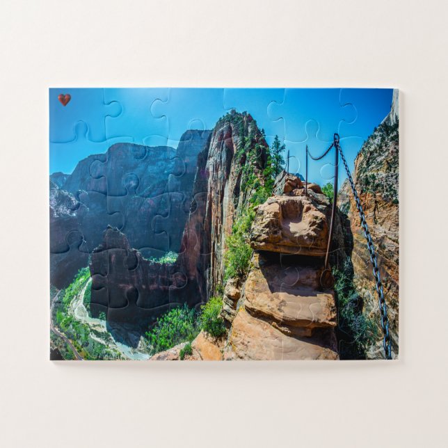 Puzzle Angels Landing Utah (Horizontal)