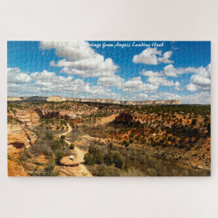 Puzzle Angels Landing Utah. Vœux de Noël
