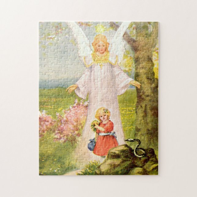 Puzzle Anges et filles et serpent (Vertical)