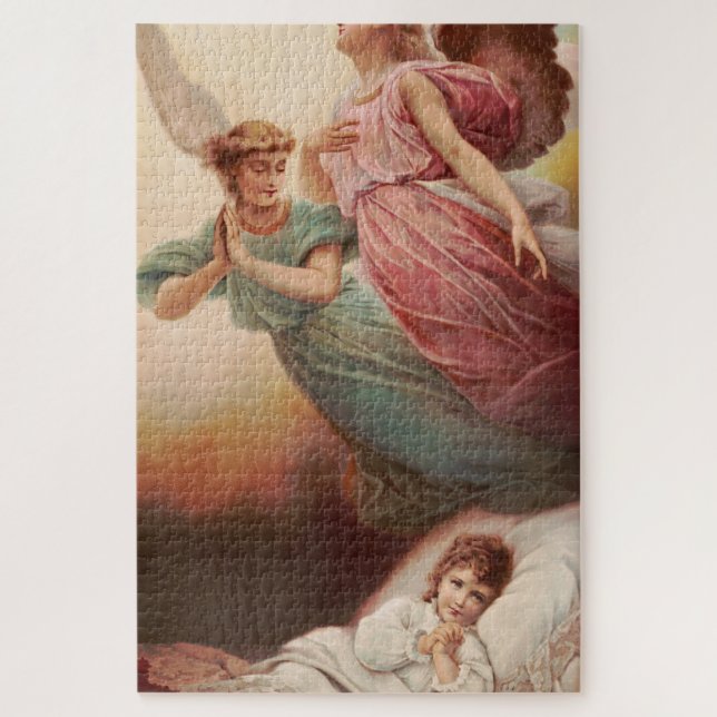 Puzzle Anges gardiens avec enfant (Vertical)