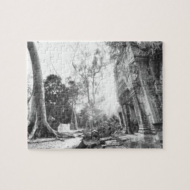Puzzle Angkor Cambodge, Détails Ta Prohm (Horizontal)