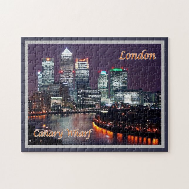 Puzzle Angleterre - Londres - Canary Wharf - (Horizontal)