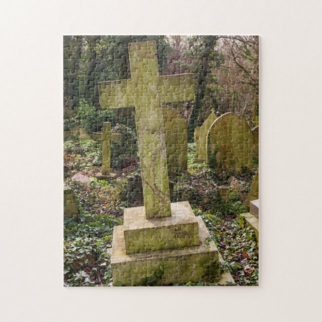 Puzzle Angleterre, Londres, cimetière de Highgate, lieu d (Vertical)