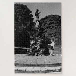 Puzzle Angleterre vintage Londres statue de Peter Pan Ken