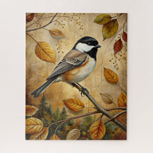 Puzzle animal de la forêt d'automne