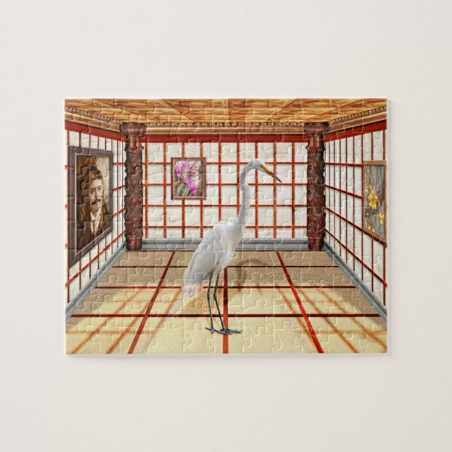 Puzzle Animal - L'Aigrette (Horizontal)